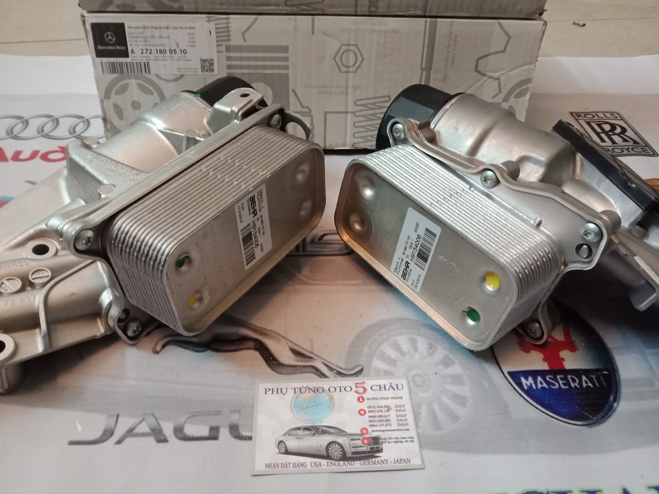 Két Làm Mát Dầu Mercedes 2721800510 (2)
