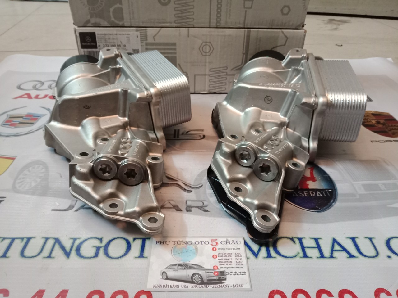 Két Làm Mát Dầu Mercedes 2721800510 (3)