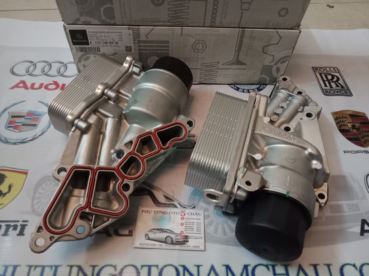 Két Làm Mát Dầu Mercedes 2721800510 (4)