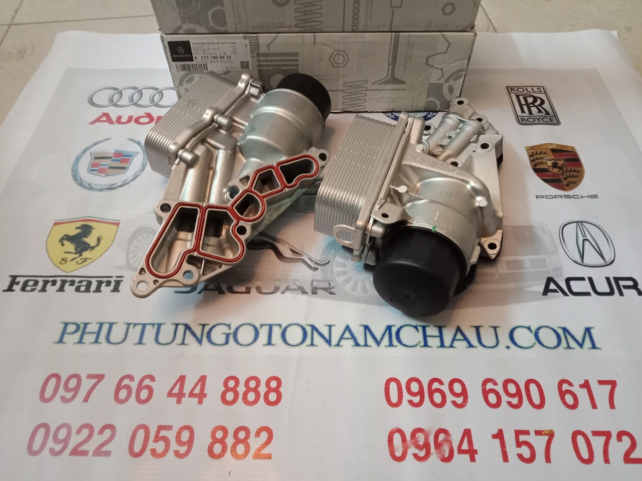 Két Làm Mát Dầu Mercedes 2721800510 (6)