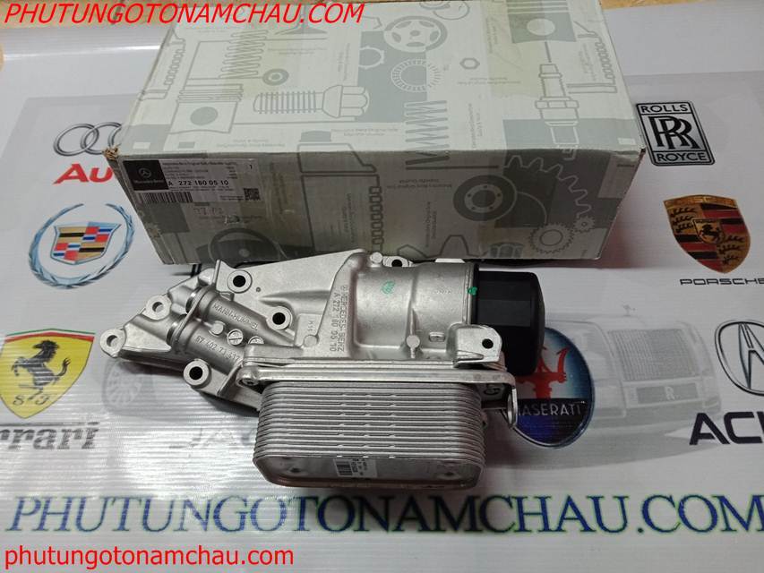 Cụm Két Làm Mát Dầu Máy M272 A2721800510 (1)