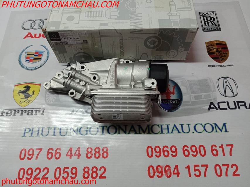Cụm Két Làm Mát Dầu Máy M272 A2721800510 (4)