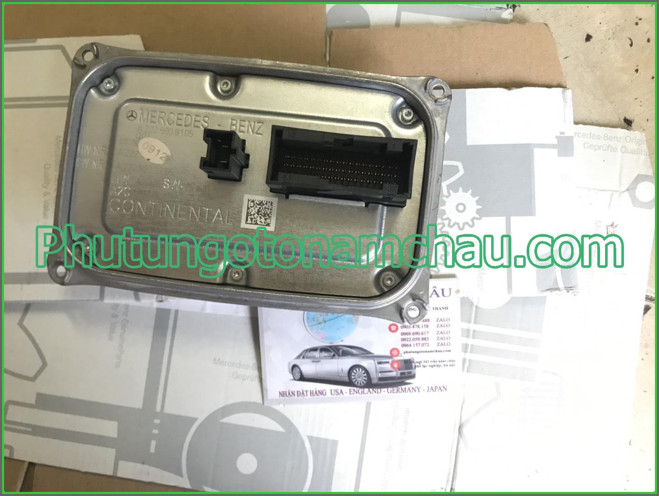 Hộp điều Khiển đèn Pha Phải Mercedes S550 A2229008105