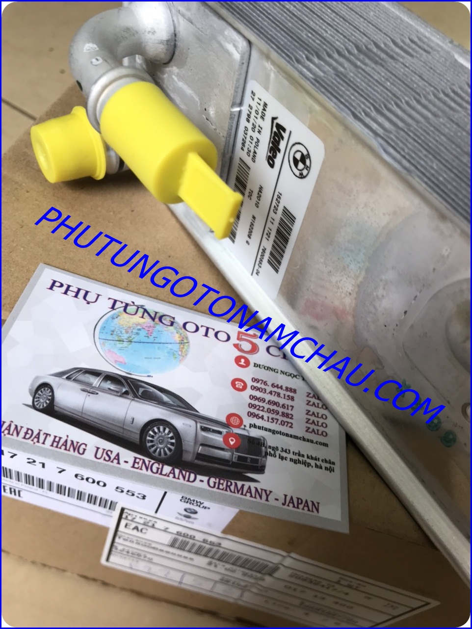 Két Làm Mát Dầu Số BMW F32 17127600553