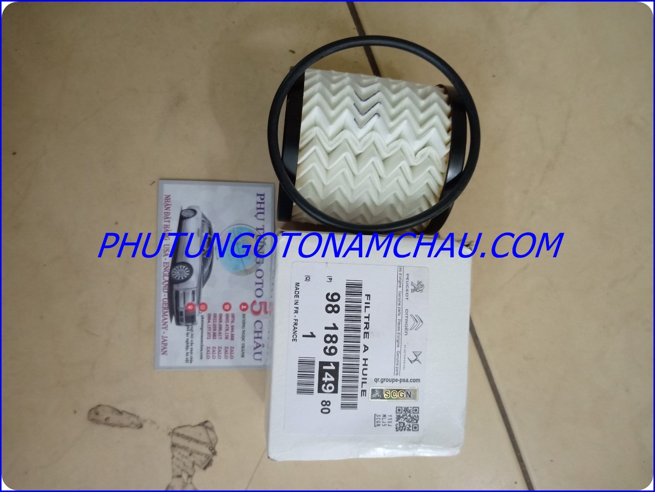 Lọc Dầu Máy Peugoet 3008 981891498006