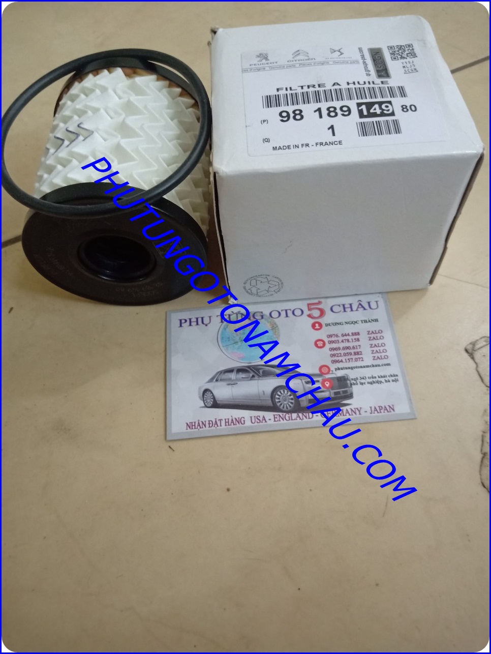 Lọc Dầu Máy Peugoet 308 981891498006