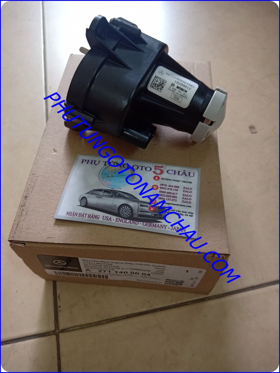 Motor Cổ Hút Mercedes A2711400004