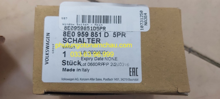 8E0959851D Công Tắc Kính Tổng Audi A6 (3)