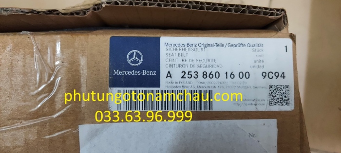 A2538601600 9C94 Dây đai An Toàn Sau Phải GLC200 2020 (4)