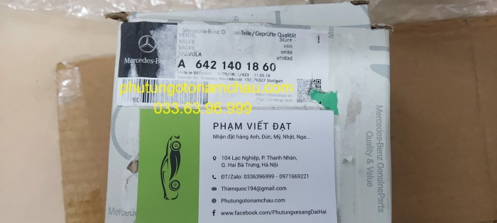 A642141860 Van Tuần Hoàn Khí Xả Merc G63 AMG (1)