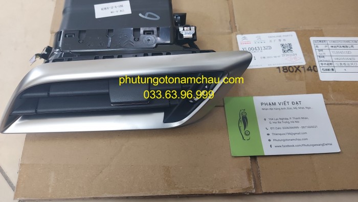 YL004313ZD Cửa Gió điều Hoà Trước Phải Peugeot (1)