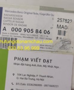 A0009058406 Hộp Radar Mercedes-Benz GLA (1)