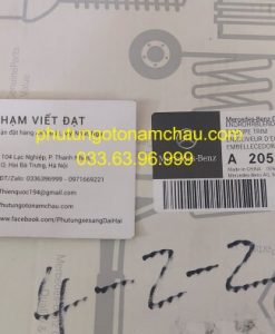 A2054901227 Ốp Inox đuôi Cổ Xả Mercedes-Benz (4)