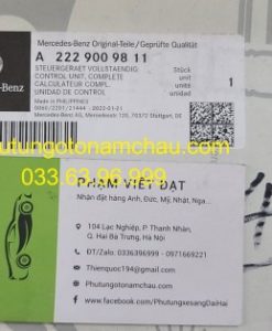 A2229009811 Hộp điều Khiển Nâng Gầm Meredes-Benz C300 (3)