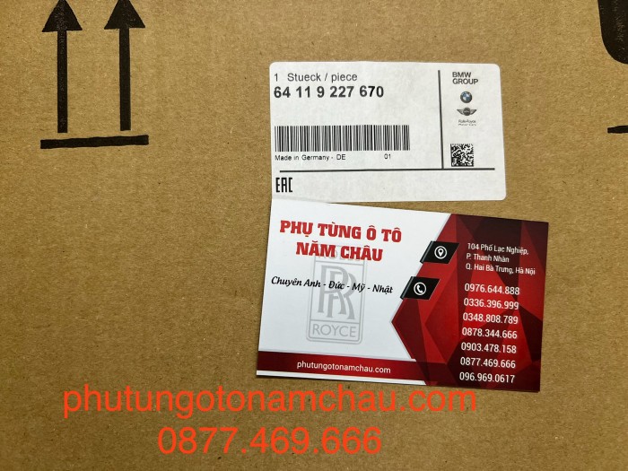 64119227670 Quạt Gió điều Hoà BMW